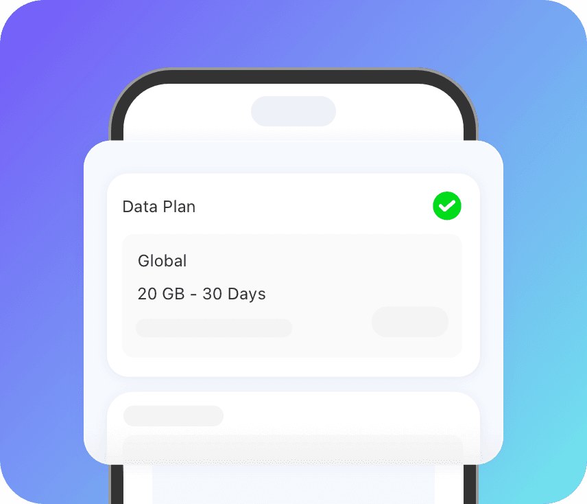 An installed Europe eSIM showing an active 500 MB per day plan